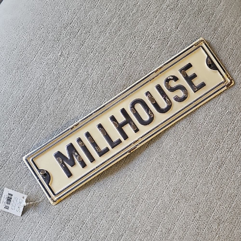 Collins Fresh + Original Milhouse Metal Wall Plaque - Picture 1 of 6